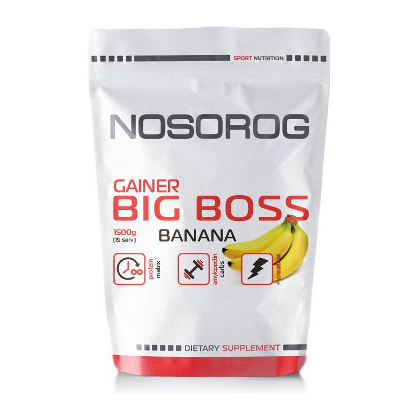 NOSOROG Gainer BIG BOSS (1,5 kg, vanilla cream)