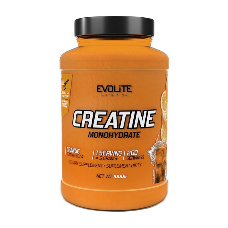 Evolite Nutrition Creatine Monohydrate (1 kg, orange)