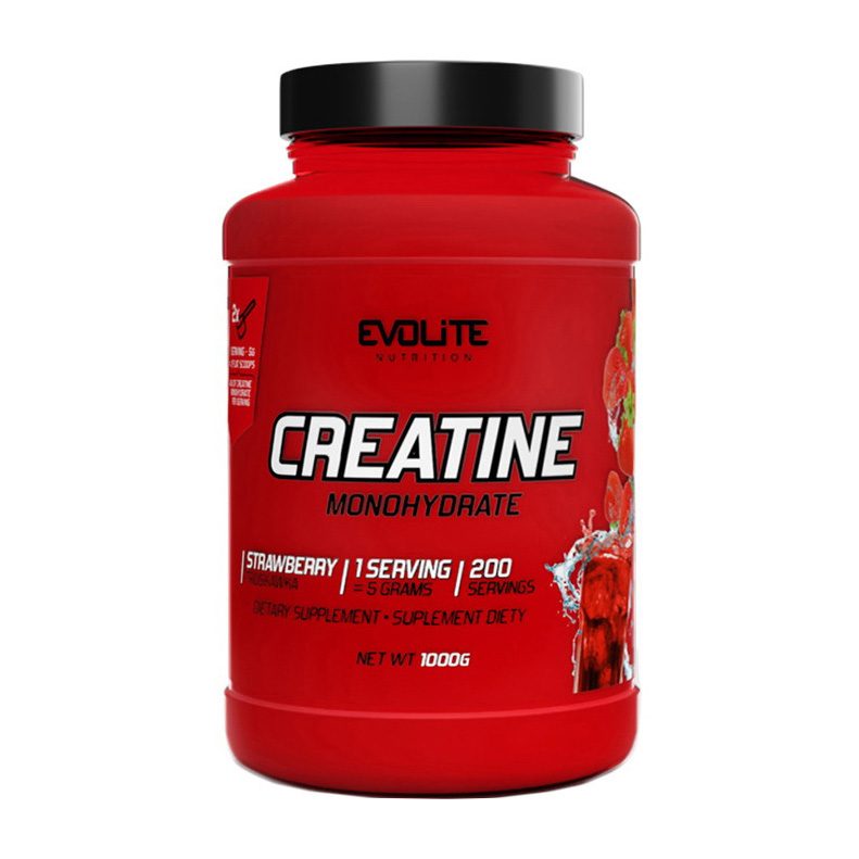 Evolite Nutrition Creatine Monohydrate (1 kg, strawberry)