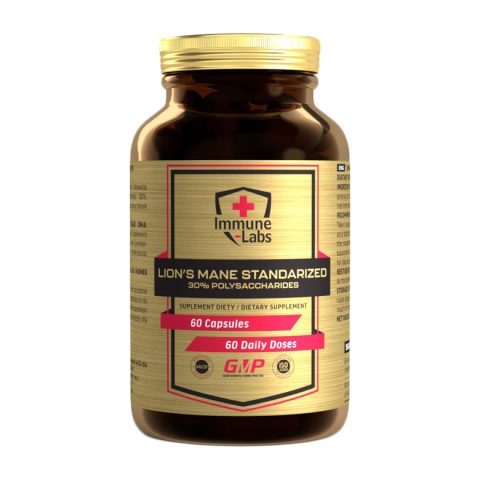 Immune Labs Lion’s Mane 30% 500 mg (60 caps)