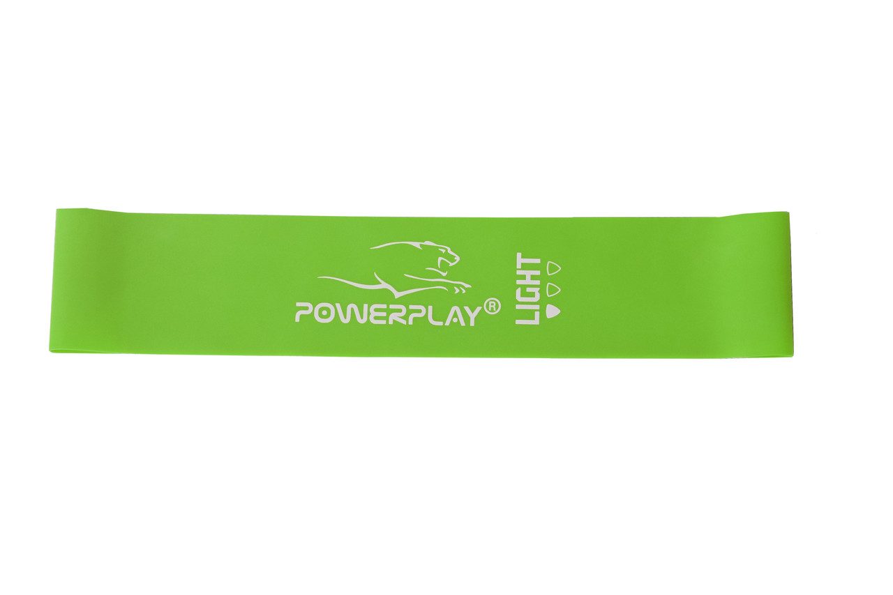 Резинка для фітнесу PowerPlay 4114 Mini Power Band 0.8мм. Light Зелена (5-8кг)