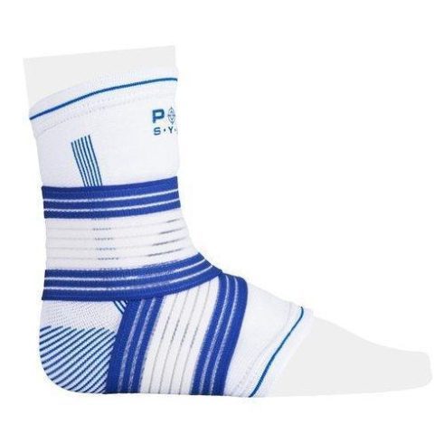 Бандажі на гомілкостоп Power System PS-6009 Ankle Support Pro Blue/White (1шт.) S/M