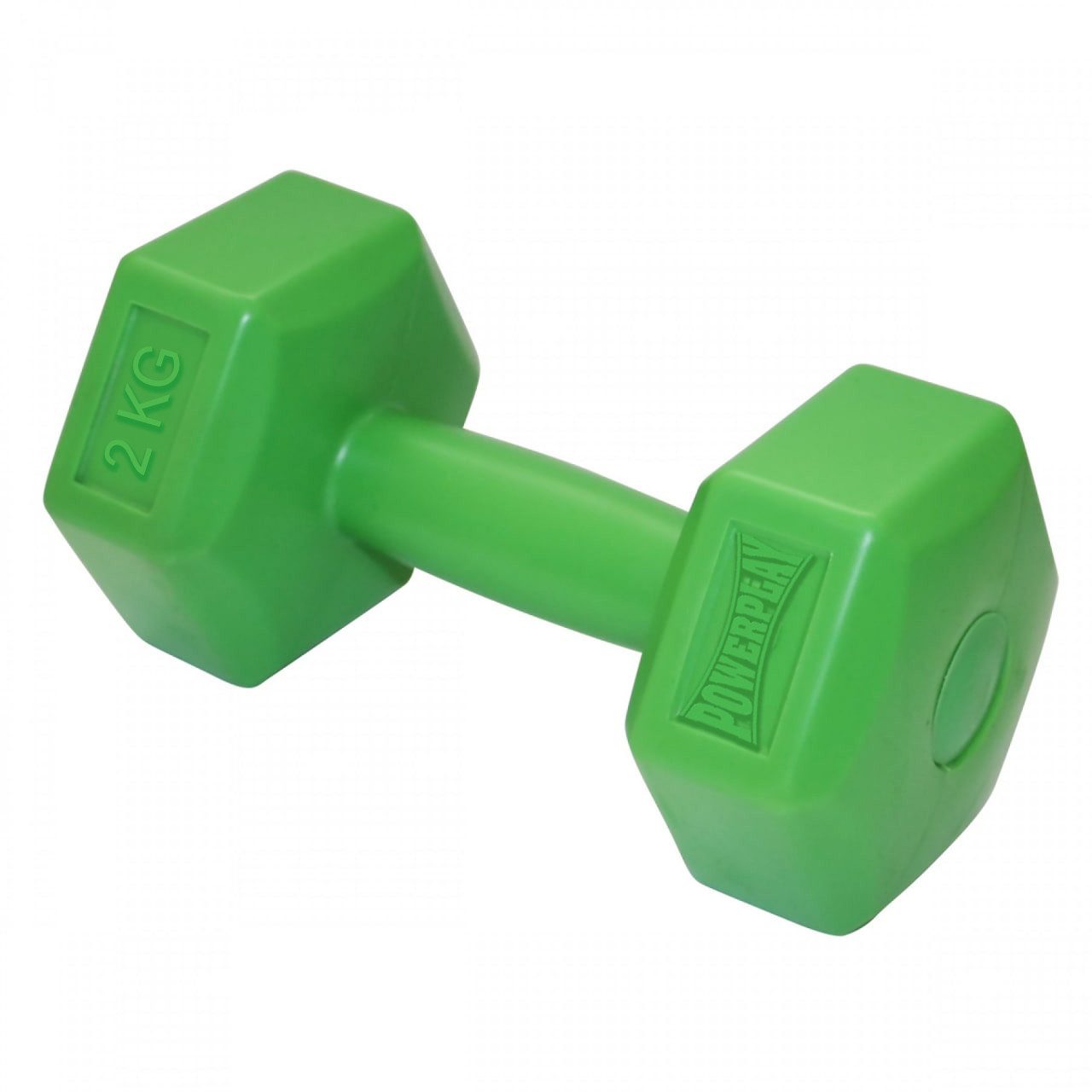 Гантелі композитні PowerPlay 4124 Hercules 2*2 кг. Зелені (пара – 2шт.)