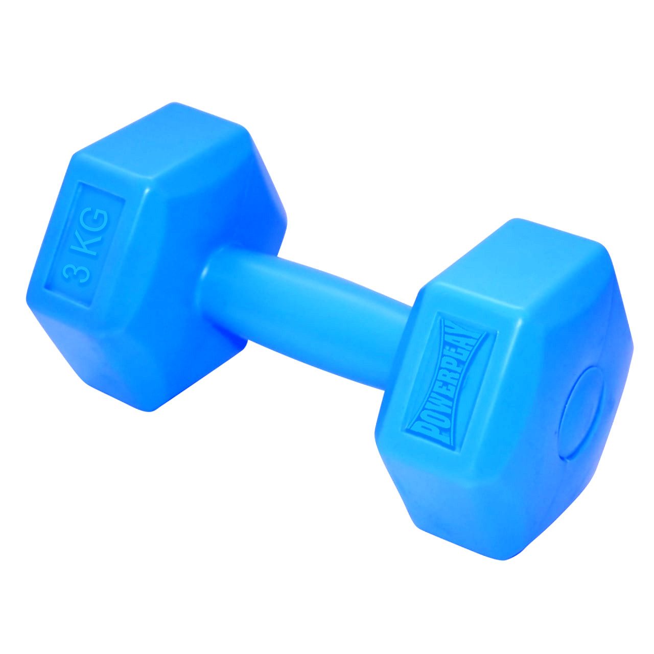 Гантелі композитні PowerPlay 4124 Hercules 2*3 кг. Сині (пара – 2шт.)