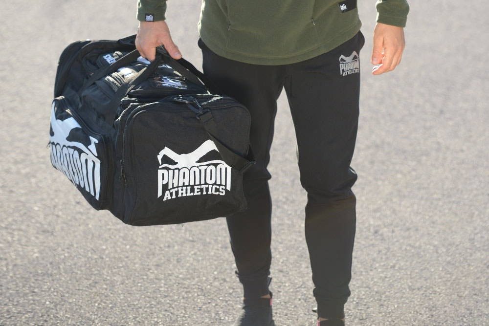 Спортивна сумка Phantom Gym Bag Team Tactic Black (80л.) (пляшка в подарунок)
