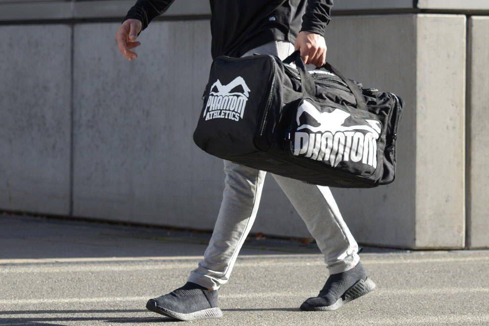 Спортивна сумка Phantom Gym Bag Team Tactic Black (80л.) (пляшка в подарунок)