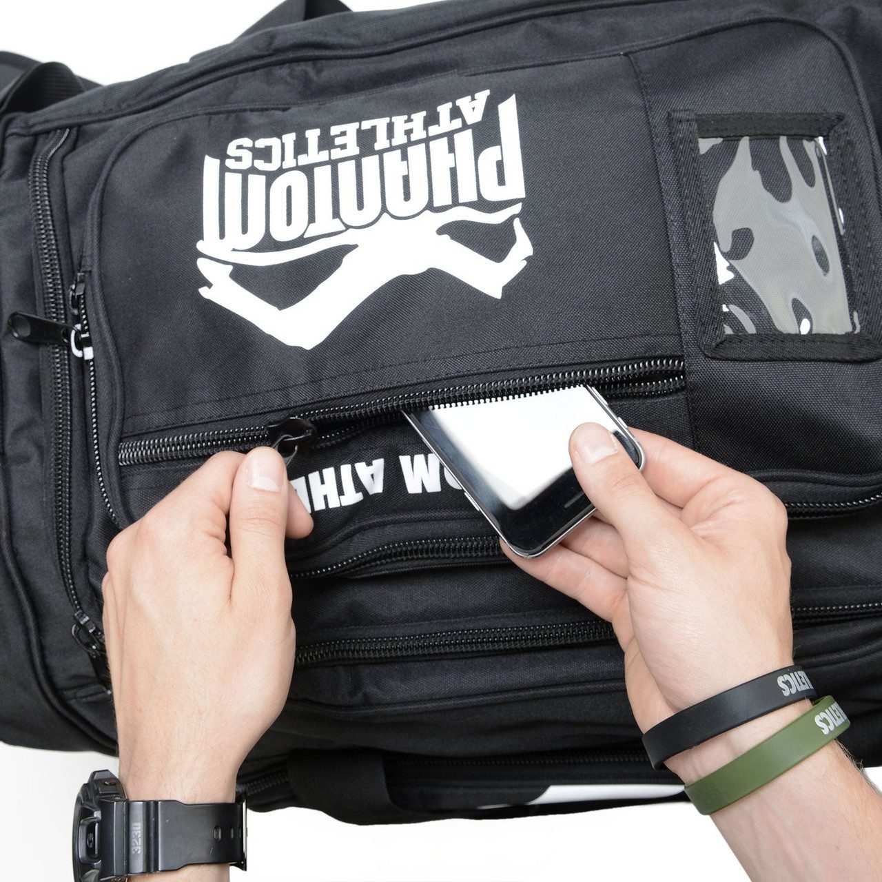 Спортивна сумка Phantom Gym Bag Team Tactic Black (80л.) (пляшка в подарунок)
