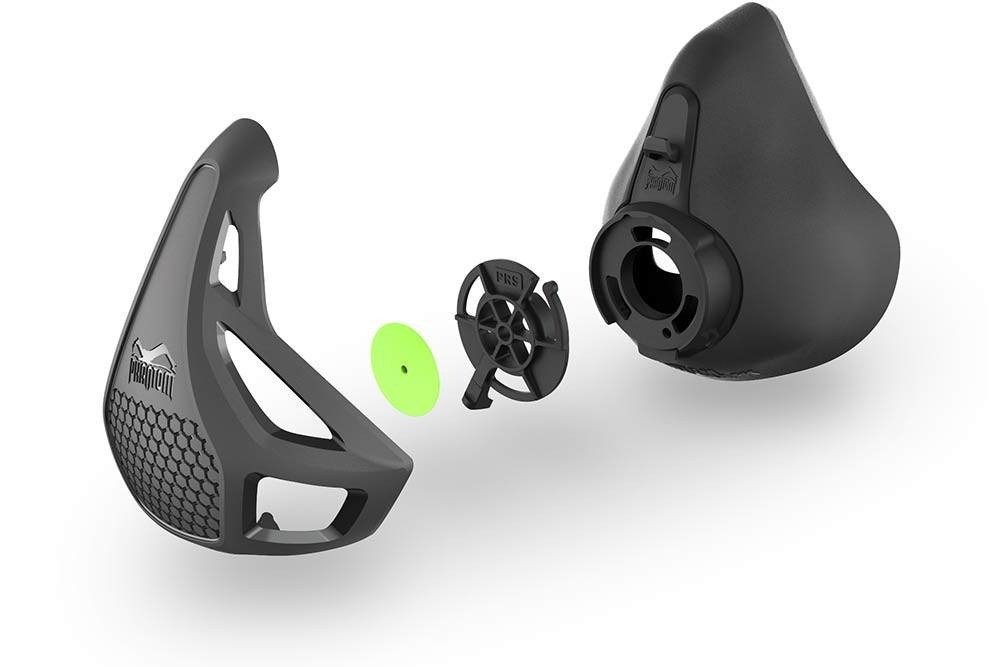 Маска для тренування дихання Phantom Training Mask Black S
