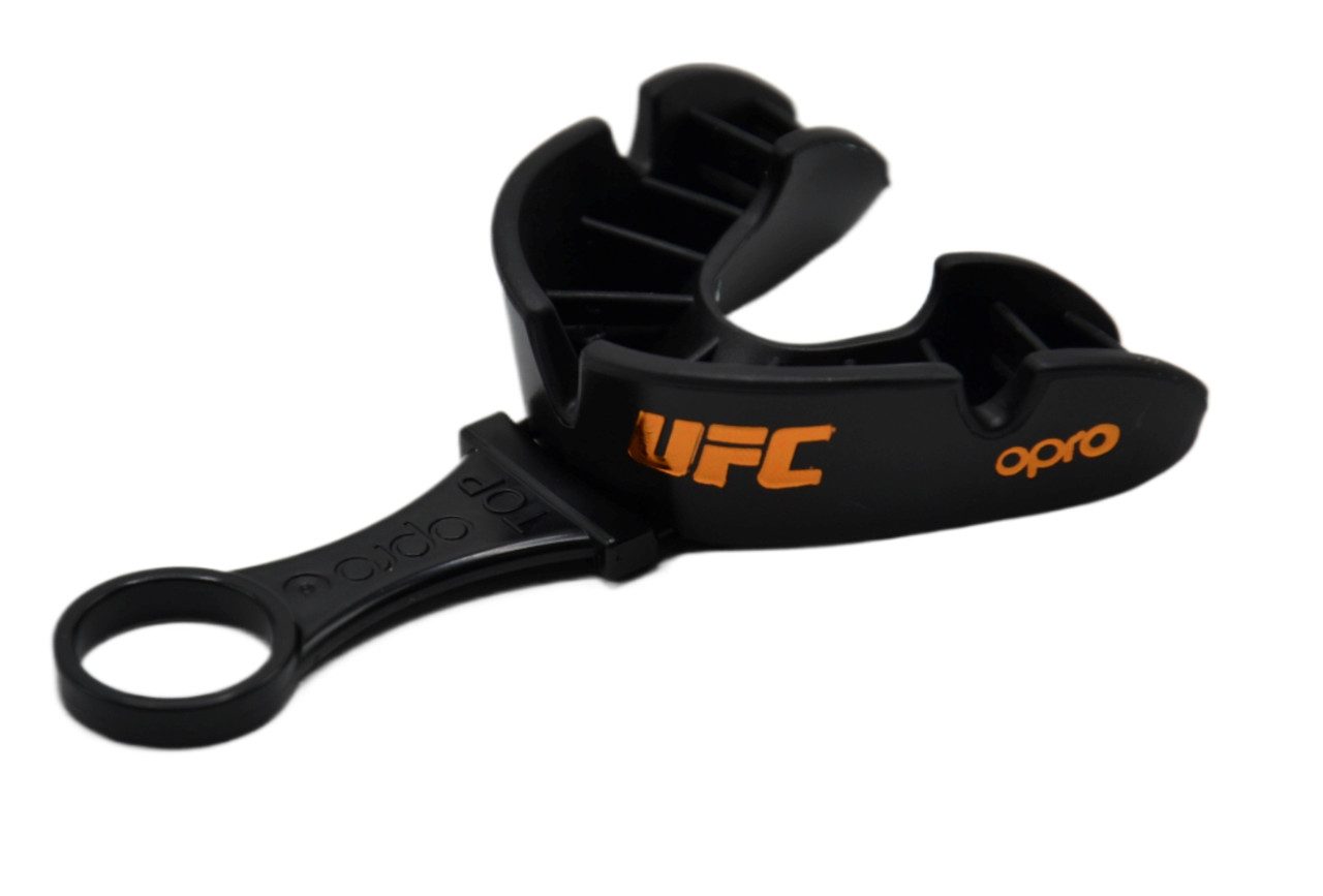 Капа боксерська OPRO Junior Bronze UFC Hologram Black (art.002264001)