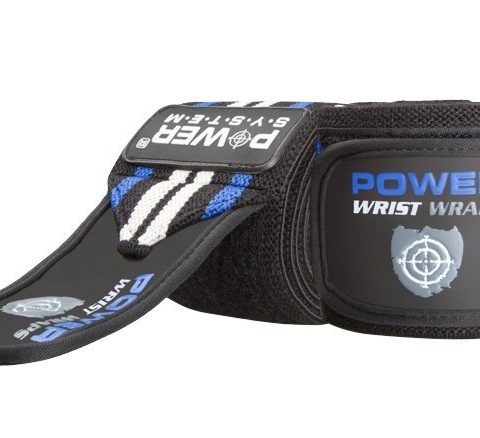 Кистьові бинти Power System PS-3500 Wrist Wraps  Blue/Black