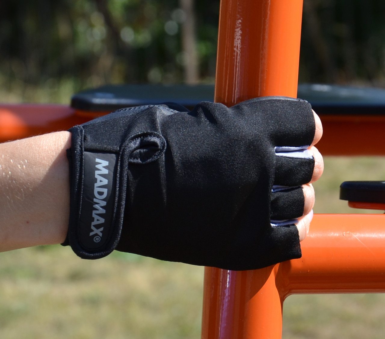 Рукавички для фітнесу MadMax MFG-251 Rainbow Grey XL