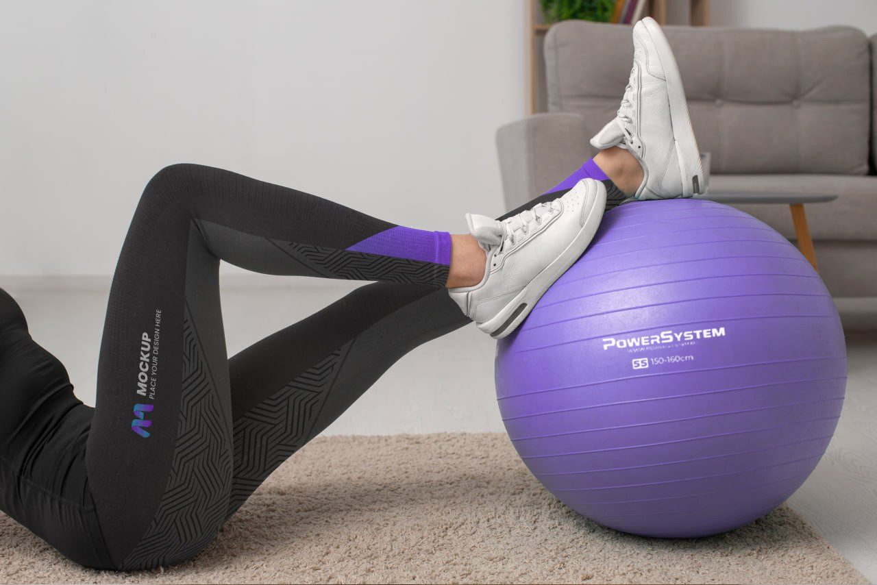 М’яч для фітнесу (фітбол) Power System PS-4013 Ø75 cm PRO Gymball Purple