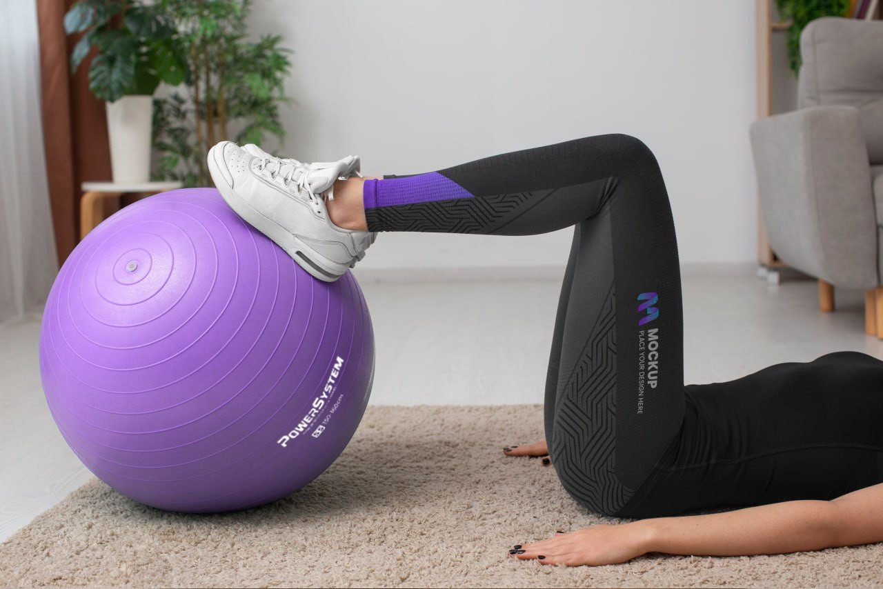 М’яч для фітнесу (фітбол) Power System PS-4013 Ø75 cm PRO Gymball Purple