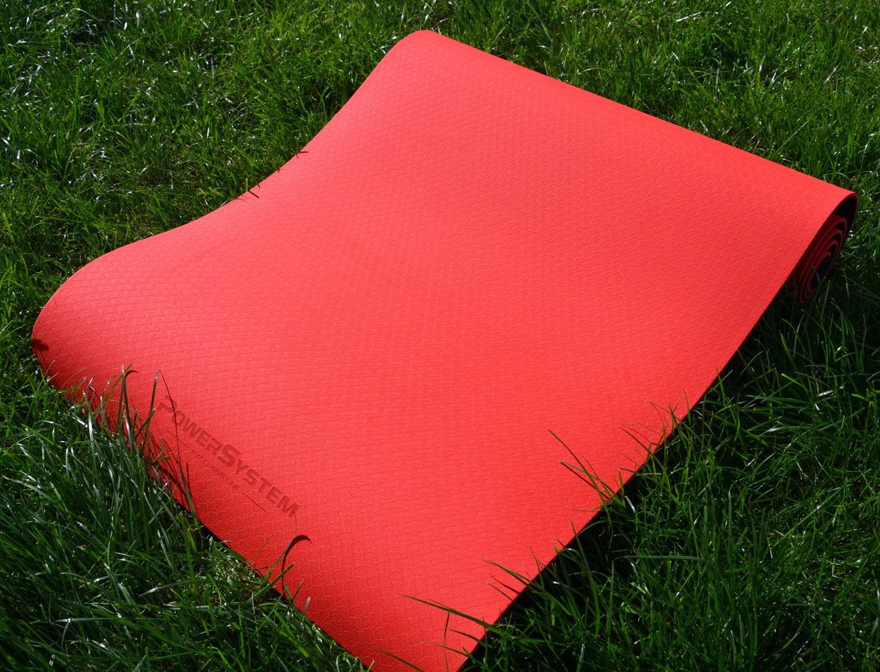 Килимок для йоги та фітнесу Power System PS-4060 TPE Yoga Mat Premium Red (183х61х0.6)