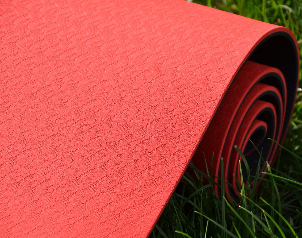 Килимок для йоги та фітнесу Power System PS-4060 TPE Yoga Mat Premium Red (183х61х0.6)