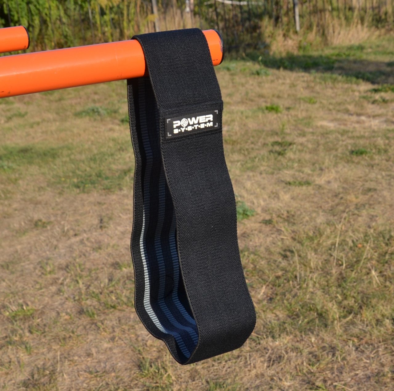 Тканева гумка для фітнесу та спорту Power System PS-4093 Booty Band LVL 3 Black/Grey (d_94 см. навантаження 6-12кг.)