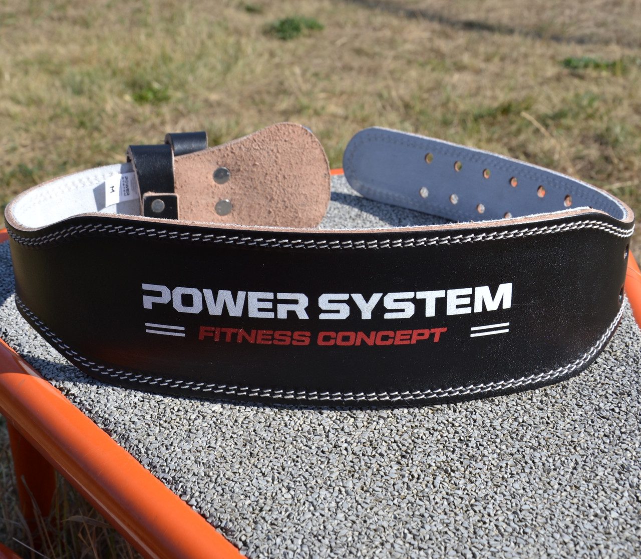 Пояс для важкої атлетики Power System PS-3100 Power шкіряний Black XL
