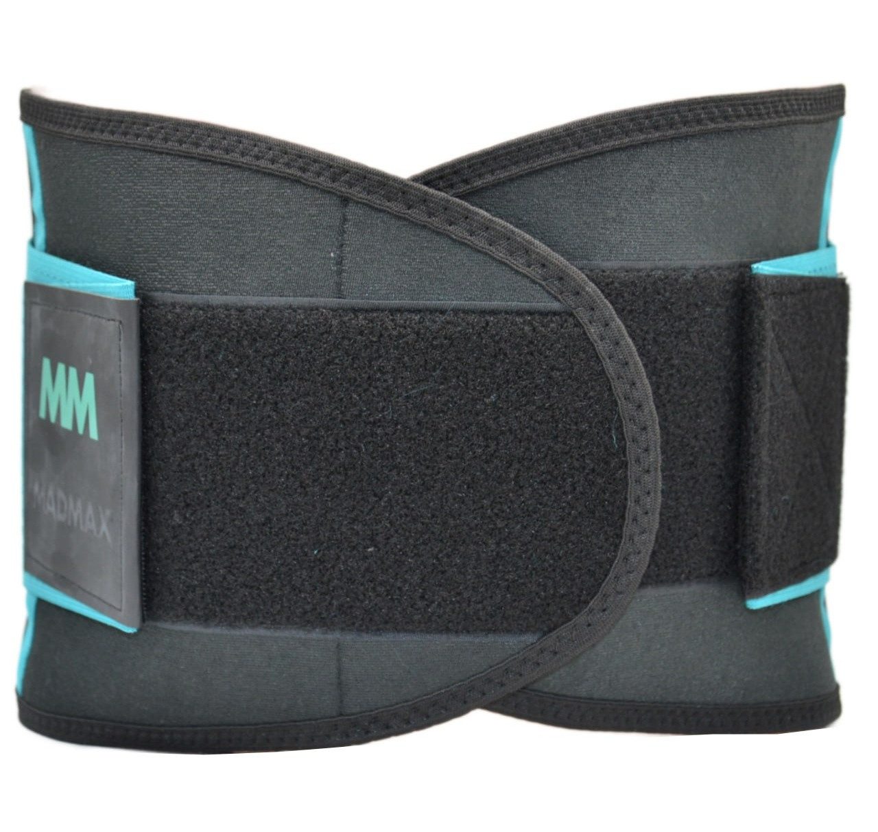Пояс компресійний MadMax MFA-277 Slimming belt Black/turquoise S