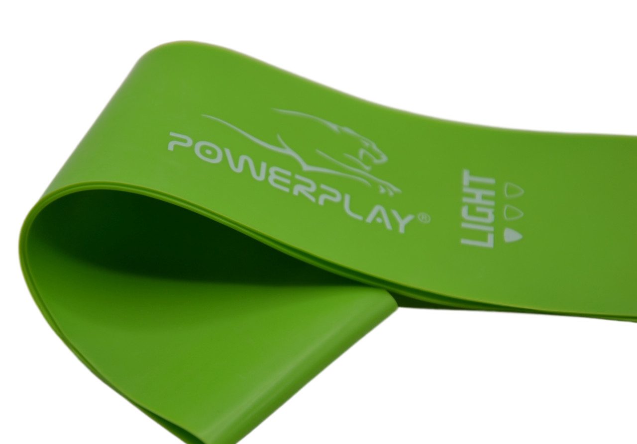 Резинка для фітнесу PowerPlay 4114 Mini Power Band 0.8мм. Light Зелена (5-8кг)