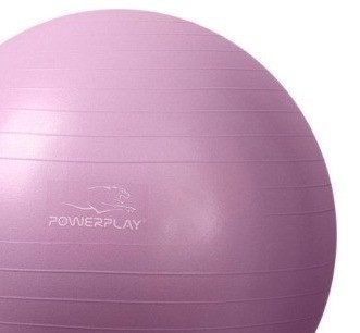 М’яч для фітнесу (фітбол) PowerPlay 4001 Ø75 cm Gymball Фіолетовий + помпа