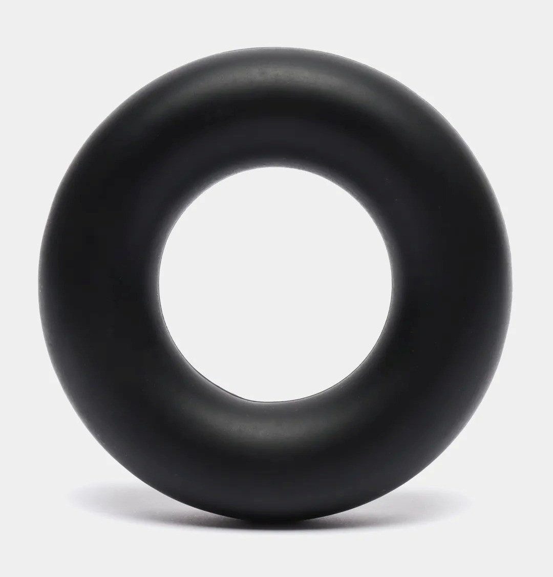 Еспандер кистьовий силіконовий PowerPlay PP-4324 Hand Grip Ring Hard 25 кг. Чорний