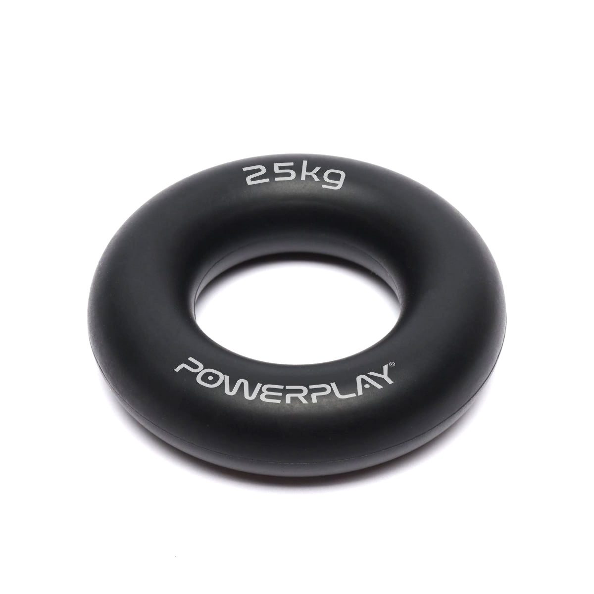 Еспандер кистьовий силіконовий PowerPlay PP-4324 Hand Grip Ring Hard 25 кг. Чорний