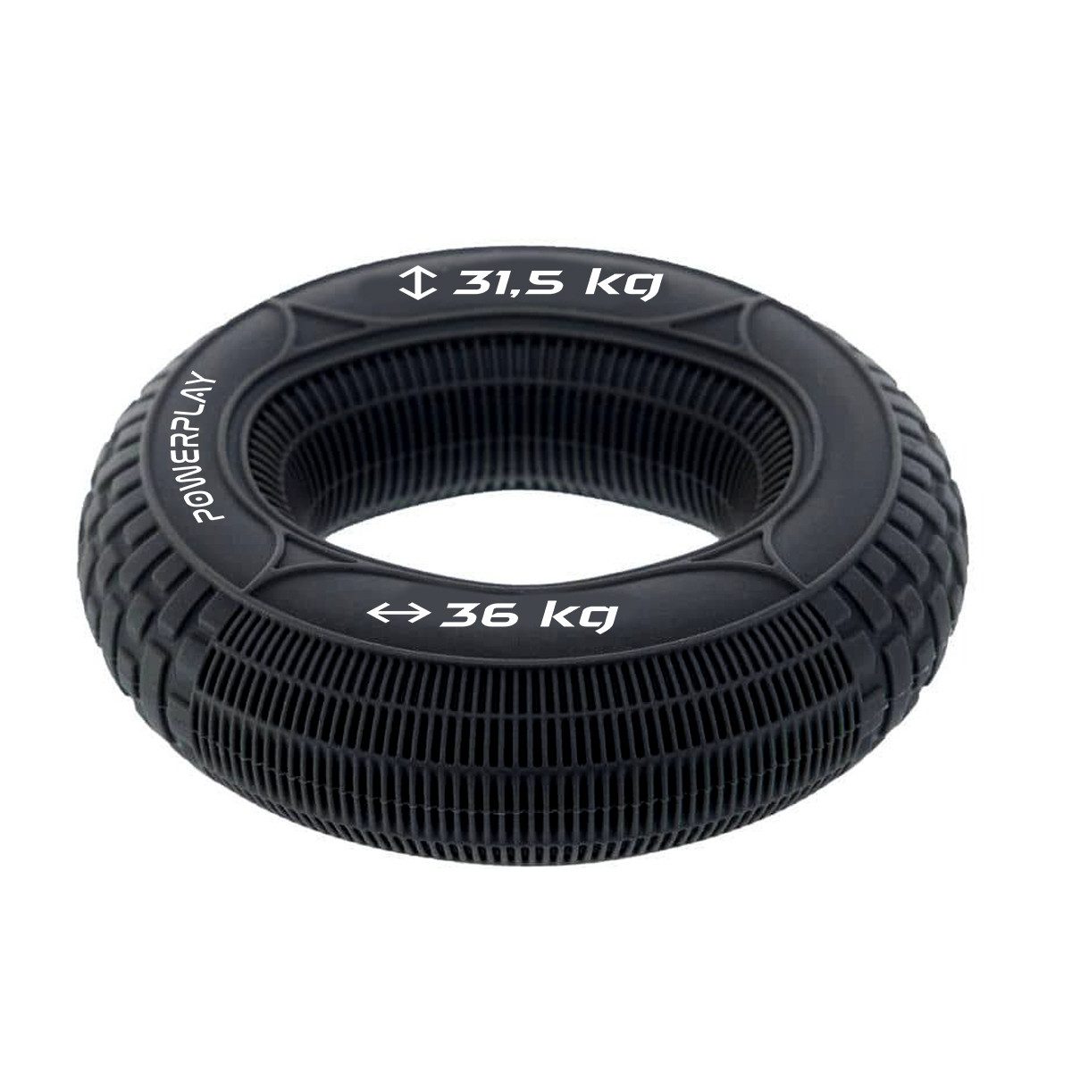 Еспандер кистьовий силіконовий PowerPlay PP-4330 Hand Grip Loops Hard 31.5-36 кг. Чорний