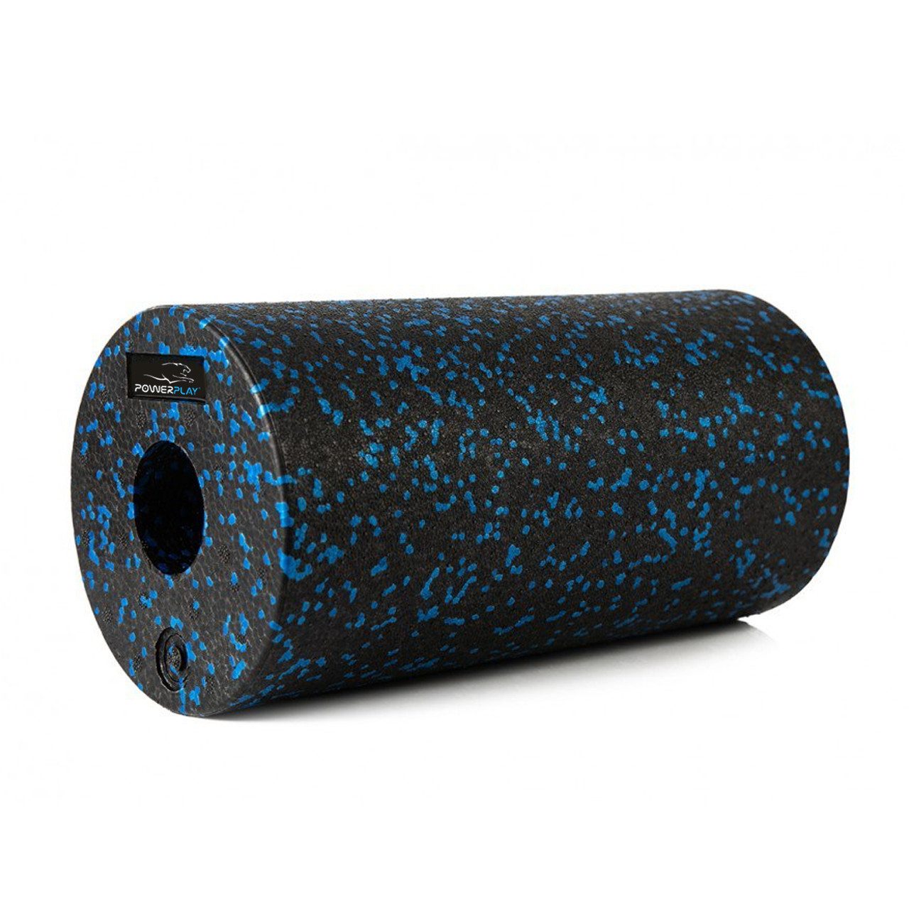 Набір для йоги PowerPlay PP_4008 EPP Foam Roller Set роллер + 2 масажні м’ячі Чорно-синій