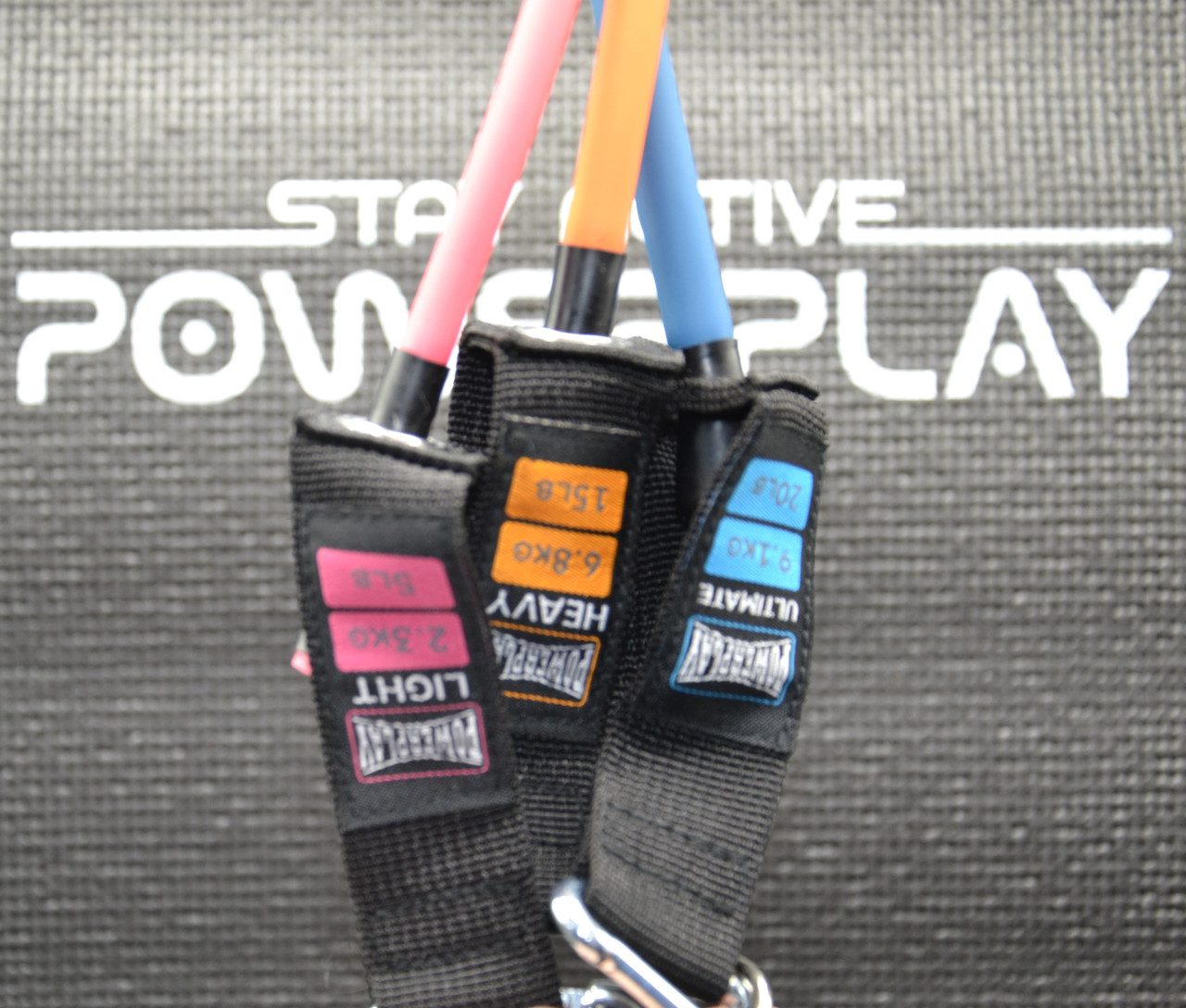 Набір трубчастих еспандерів PowerPlay PP-4101 Expander Tube Set 3шт. (до 18,2 кг.)