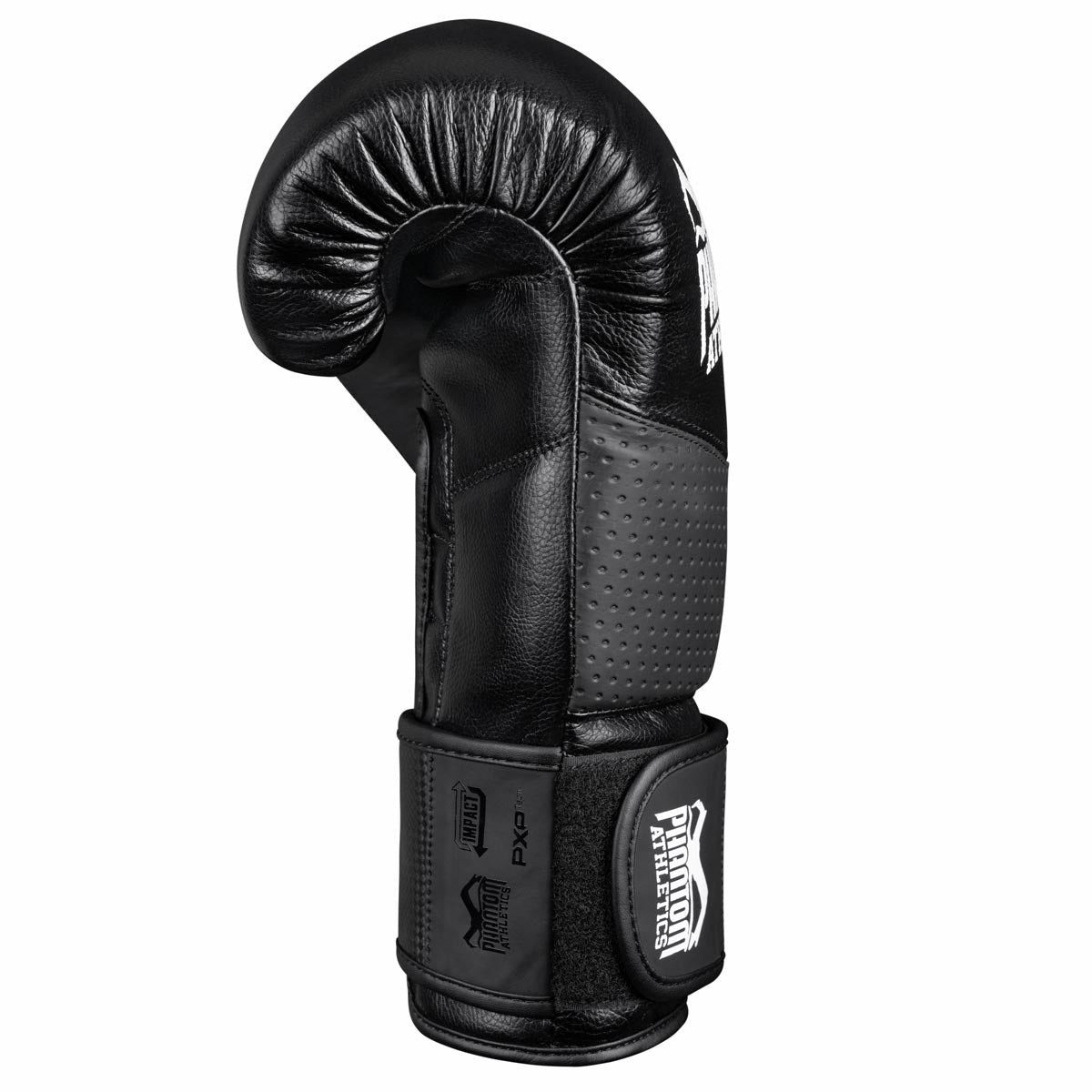 Боксерські рукавиці Phantom RIOT Pro Black 16 унцій (капа в подарунок)