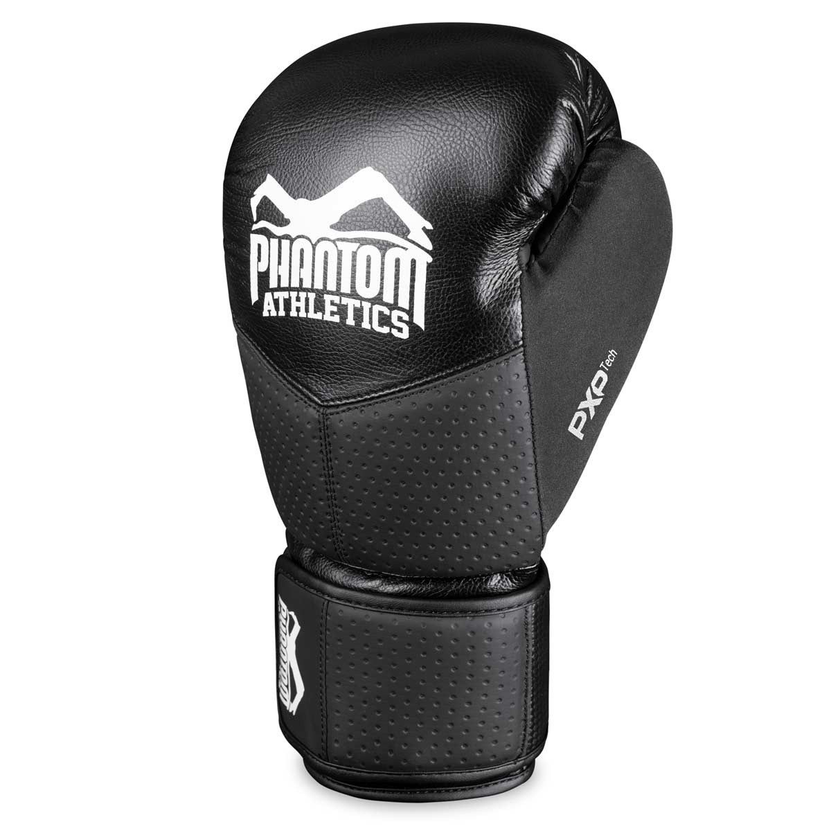 Боксерські рукавиці Phantom RIOT Pro Black 16 унцій (капа в подарунок)