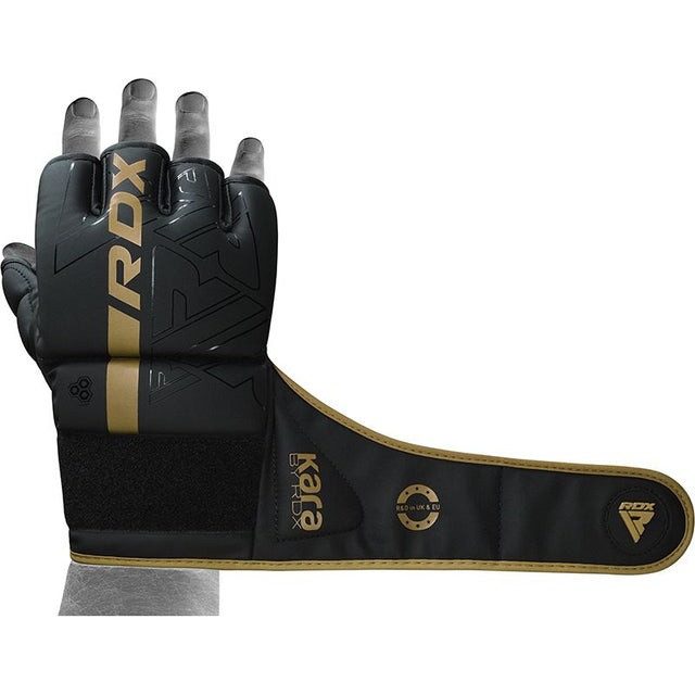 Рукавиці для ММА RDX F6 KARA Matte Golden XL