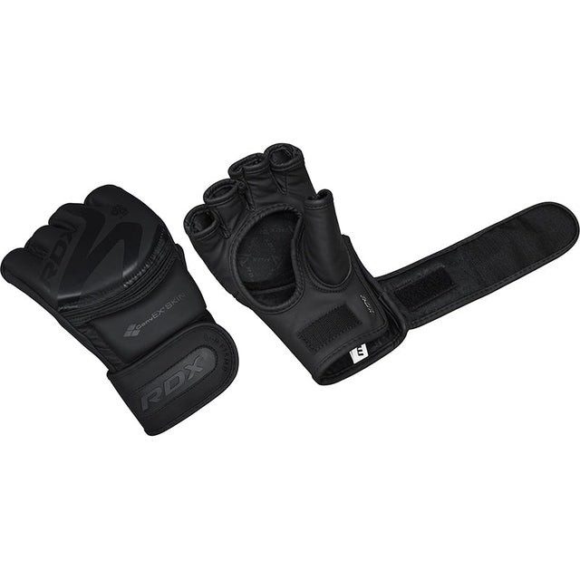 Рукавиці для ММА RDX F15 Noir Matte Black S