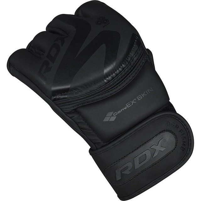 Рукавиці для ММА RDX F15 Noir Matte Black S