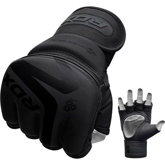 Рукавиці для ММА RDX F15 Noir Matte Black S