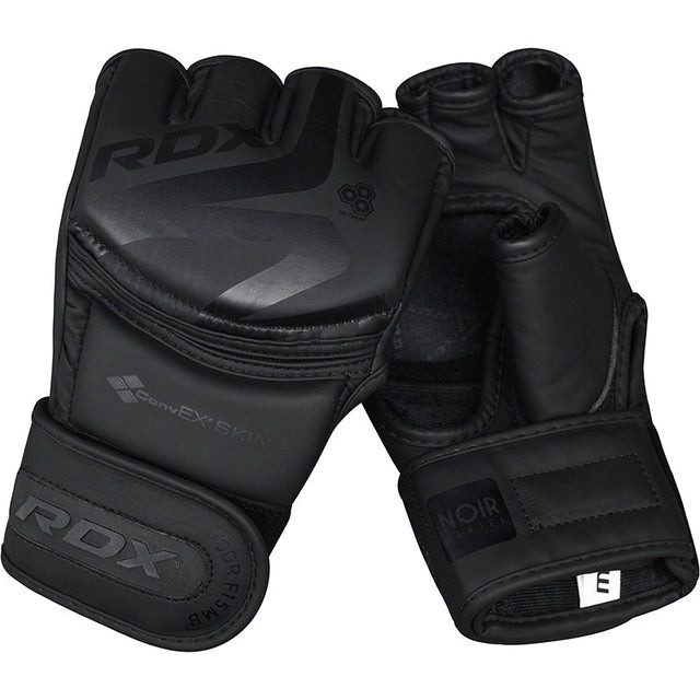 Рукавиці для ММА RDX F15 Noir Matte Black S