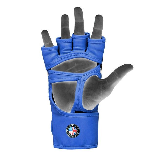 Рукавиці для ММА RDX AURA PLUS T-17 Blue/Black XL