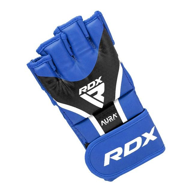 Рукавиці для ММА RDX AURA PLUS T-17 Blue/Black XL