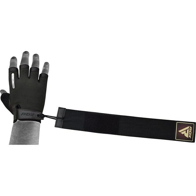 Рукавички для фітнесу RDX T2 Half Brown XL