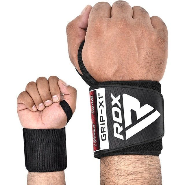 Бинти для зап’ясть (кистьові бинти) RDX W3 Gym Wrist Wraps Full Black