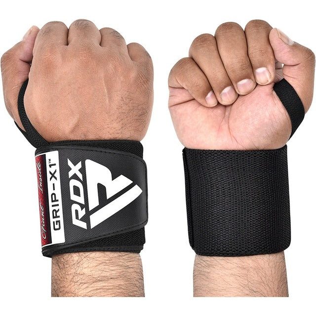 Бинти для зап’ясть (кистьові бинти) RDX W3 Gym Wrist Wraps Full Black