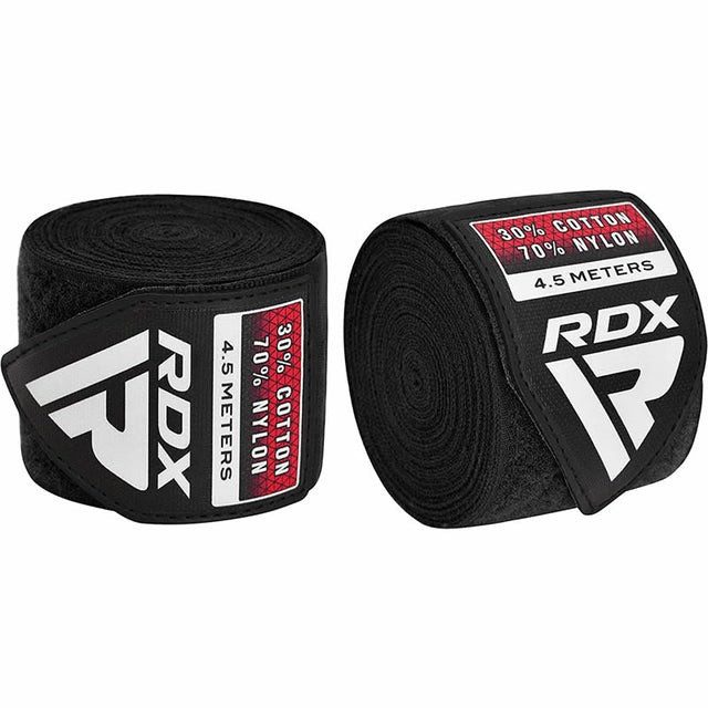 Бинти для боксу RDX WX Professional Boxing Hand Wraps Black (4.5м.)