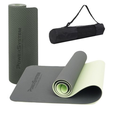 Килимок для йоги та фітнесу Power System PS-4060 TPEYoga Mat Premium Green (183х61х0.6)