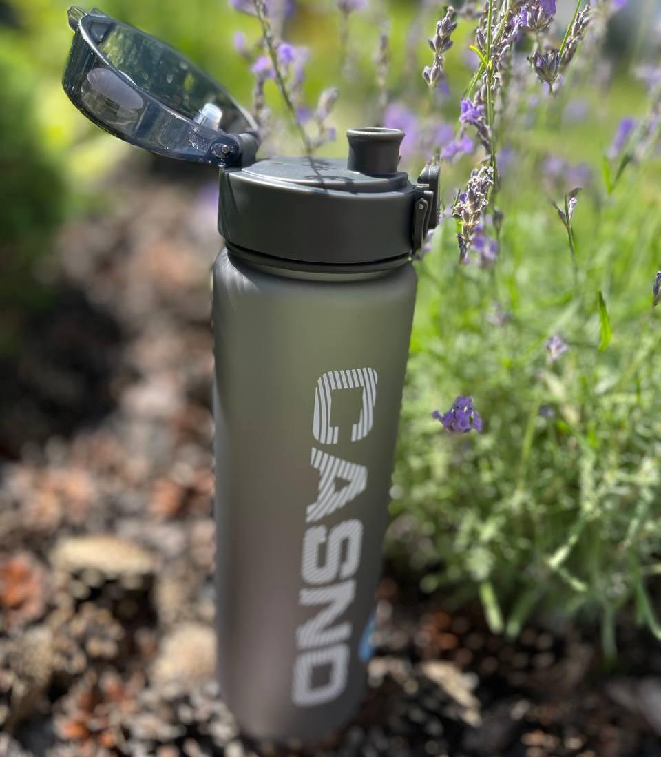 Пляшка для води CASNO 1050 мл KXN-1184 Сіра
