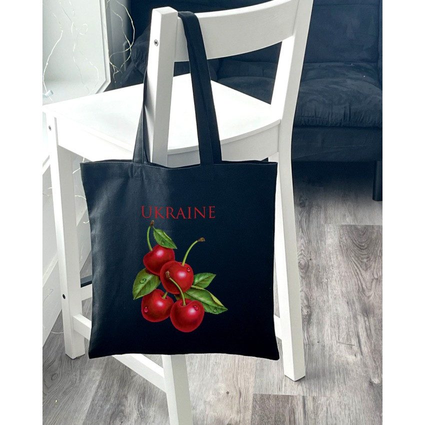 Екошопер BookOpt ВК4078 Ukraine Вишенька, Чорний