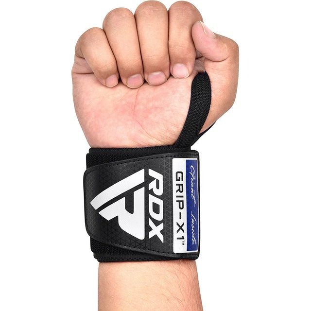 Бинти для зап’ясть (кистьові бинти) RDX GYM WRIST WRAP R11 BLACK/ BLUE