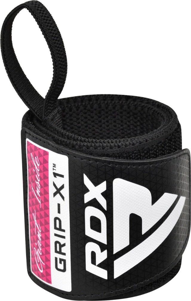Бинти для зап’ясть (кистьові бинти) RDX GYM WRIST WRAP R11 BLACK/PINK