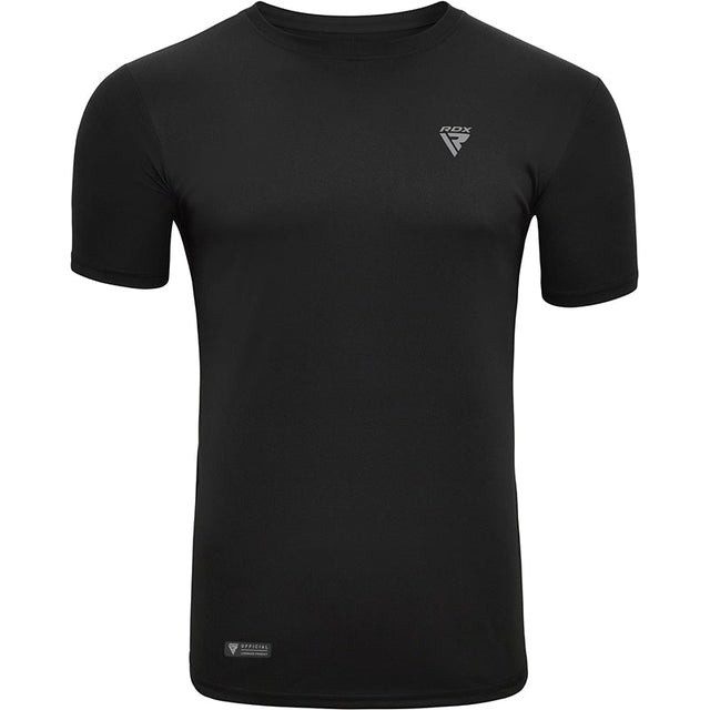 Спортивна футболка RDX T2 з короткими рукавами XL Black