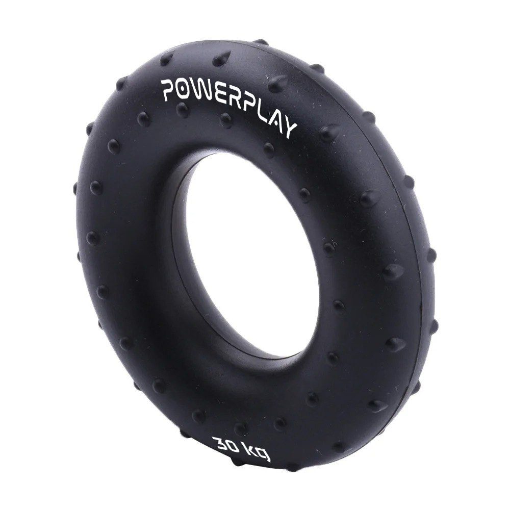 Еспандер кистьовий силіконовий PowerPlay PP-4338 Hand Grip Hard 30 кг. Чорний