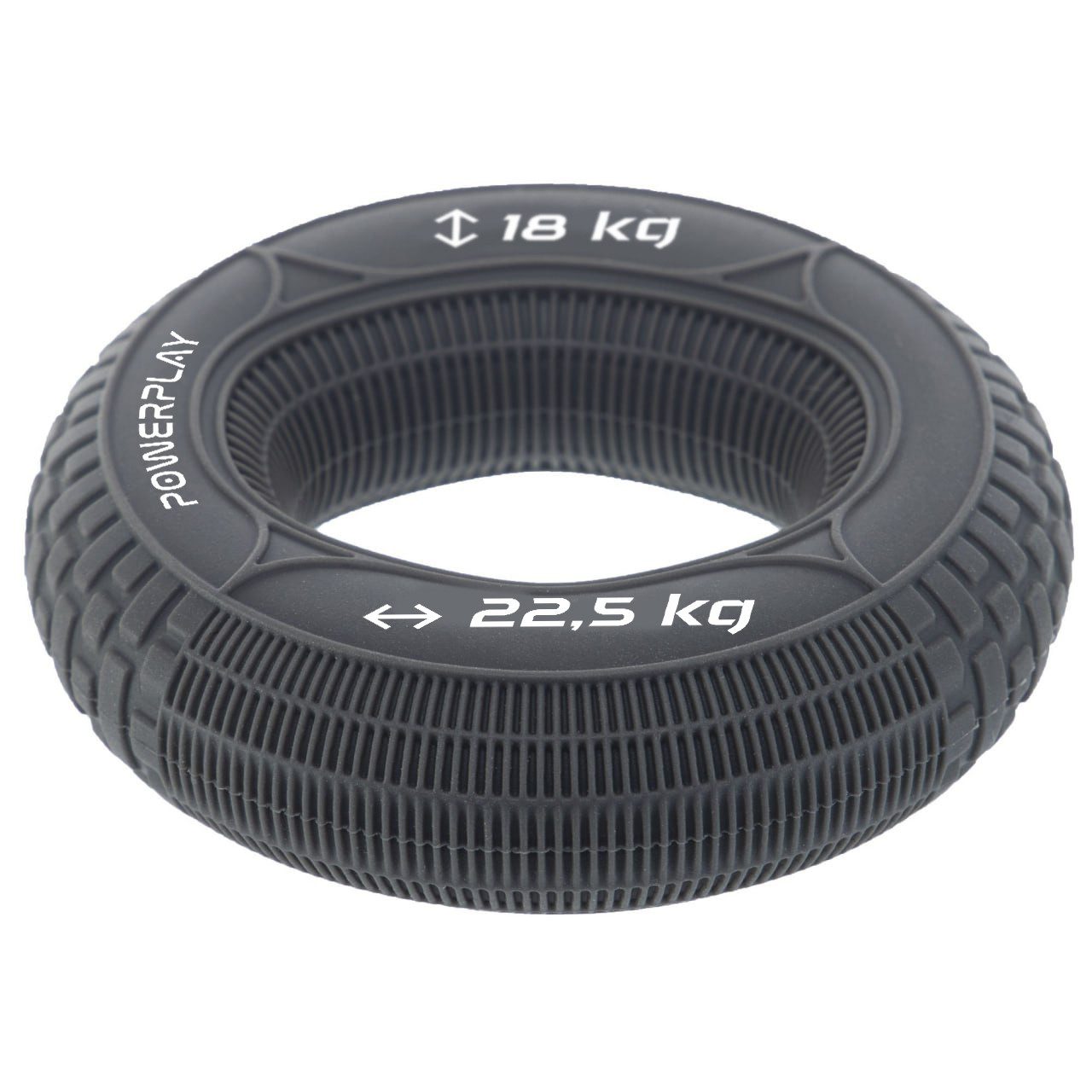 Еспандер кистьовий силіконовий PowerPlay PP-4330 Hand Grip Loops Medium 18-22,5 кг. Сірий